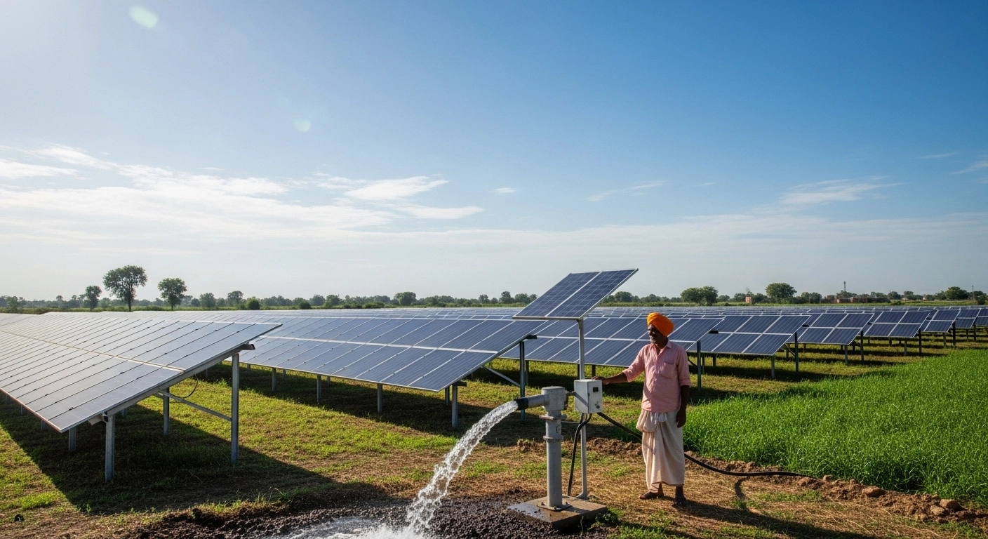 How the PM KUSUM Scheme Makes Solar-Powered Irrigation Affordable for Farmers