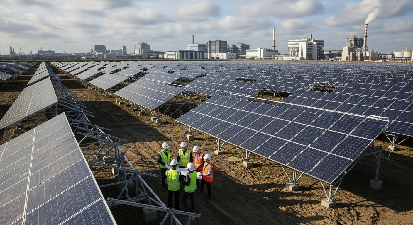 Industrial Solar Plants: Expert Solutions for Shading and Structural Limits