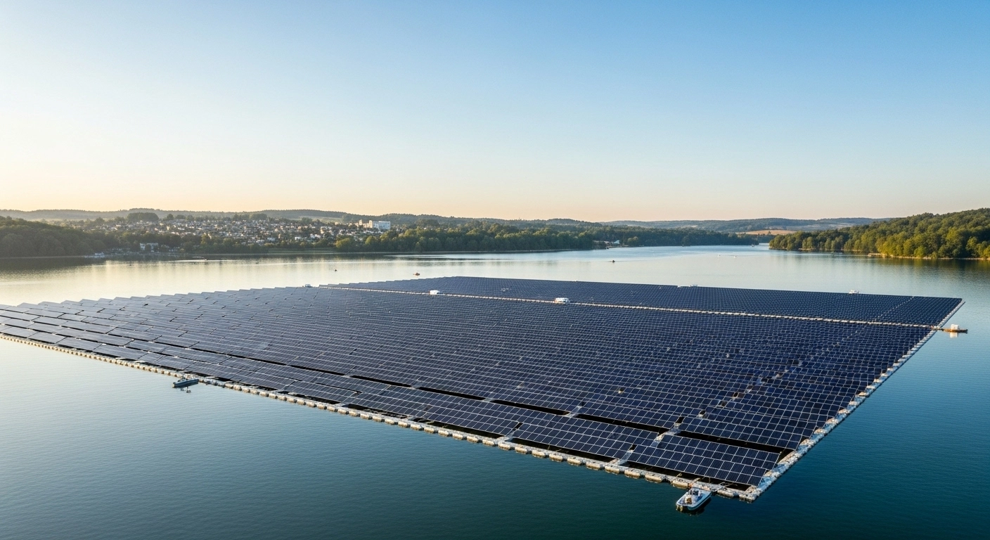 Floating Solar: Achieve 10% More Energy on Tight Land