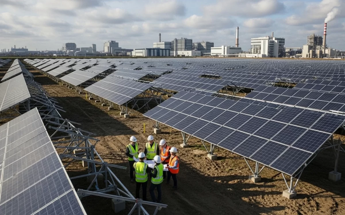 Industrial Solar Plants: Expert Solutions for Shading and Structural Limits